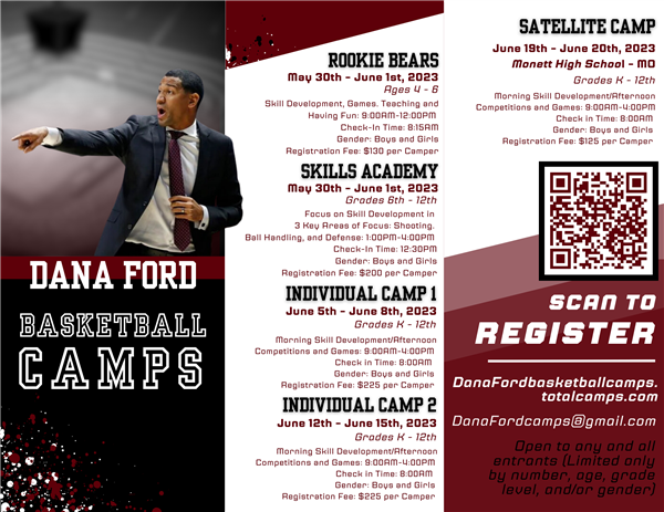  Dana Ford Basketball Camps